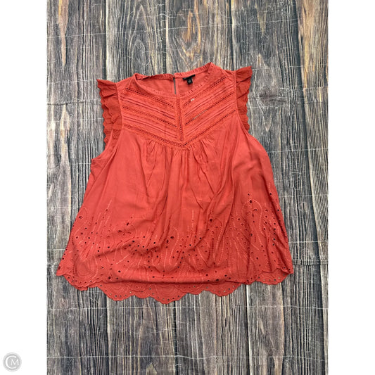 Top Sleeveless By Torrid In Orange, Size: 1x