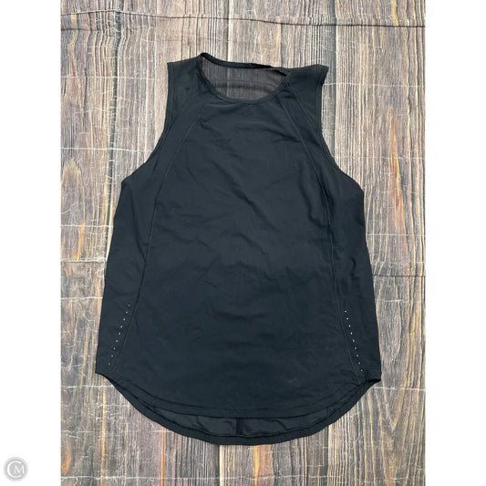 Athletic Tank Top By Lululemon In Black, Size: S