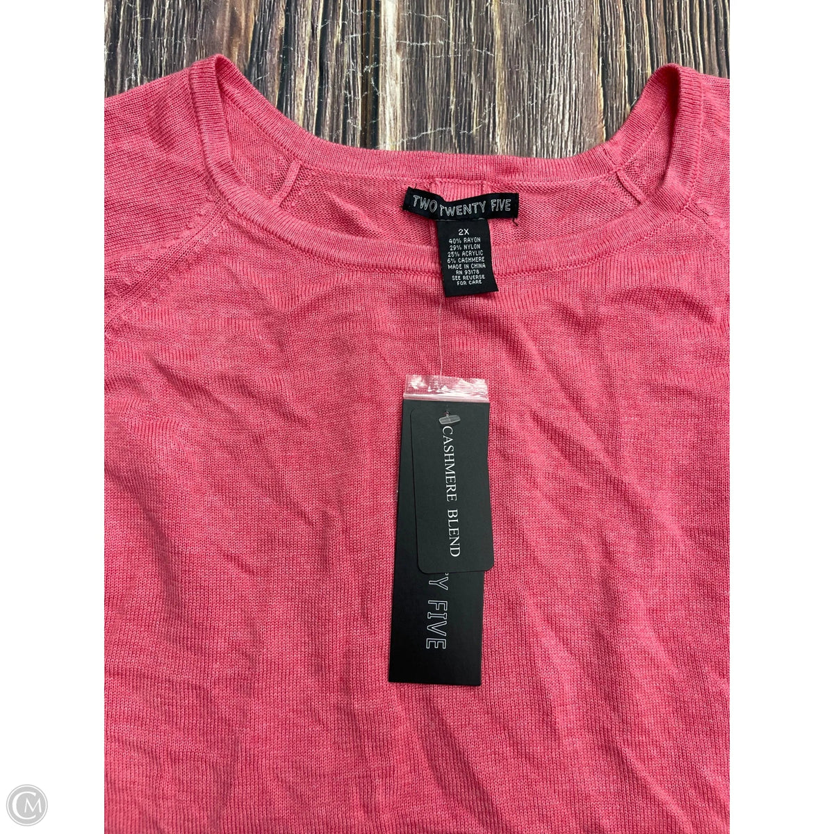 Sweater By Clothes Mentor In Pink, Size: 2x