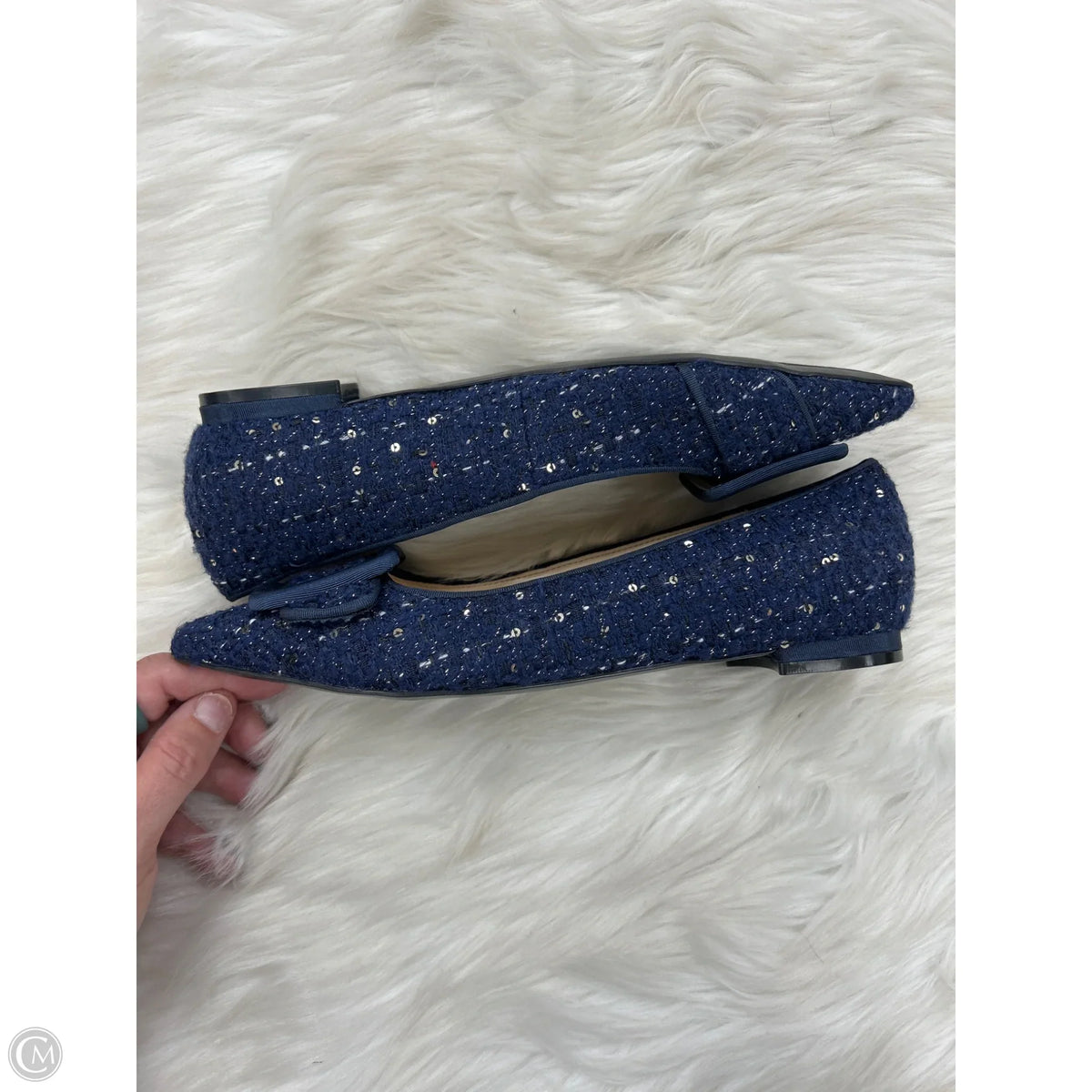 Shoes Flats By Nine West In Blue, Size: 7