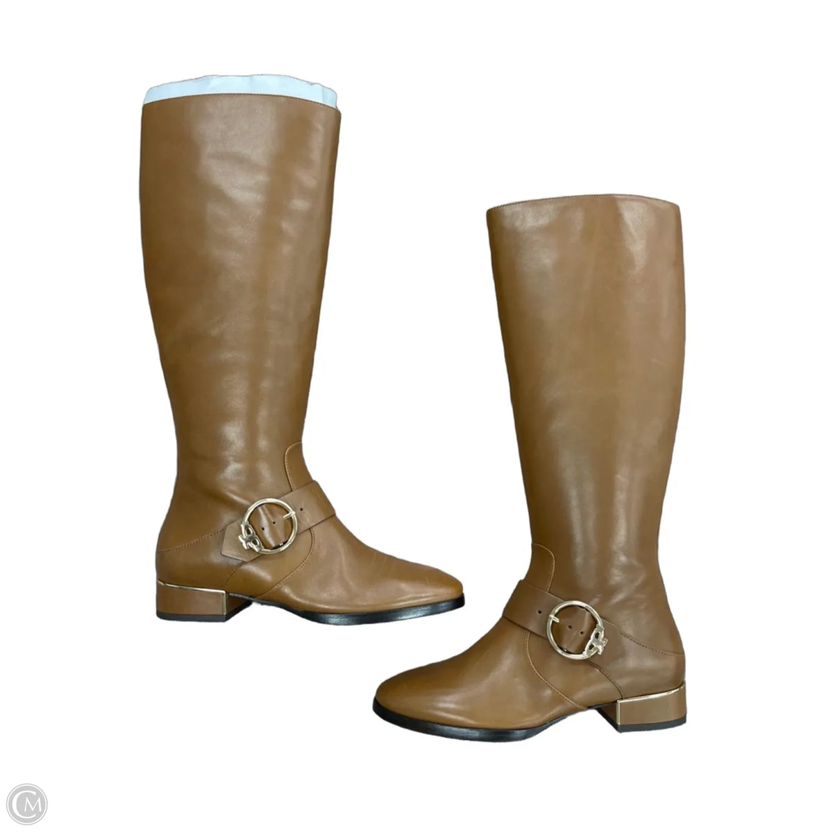 Boots Designer By Tory Burch In Tan, Size: 7.5