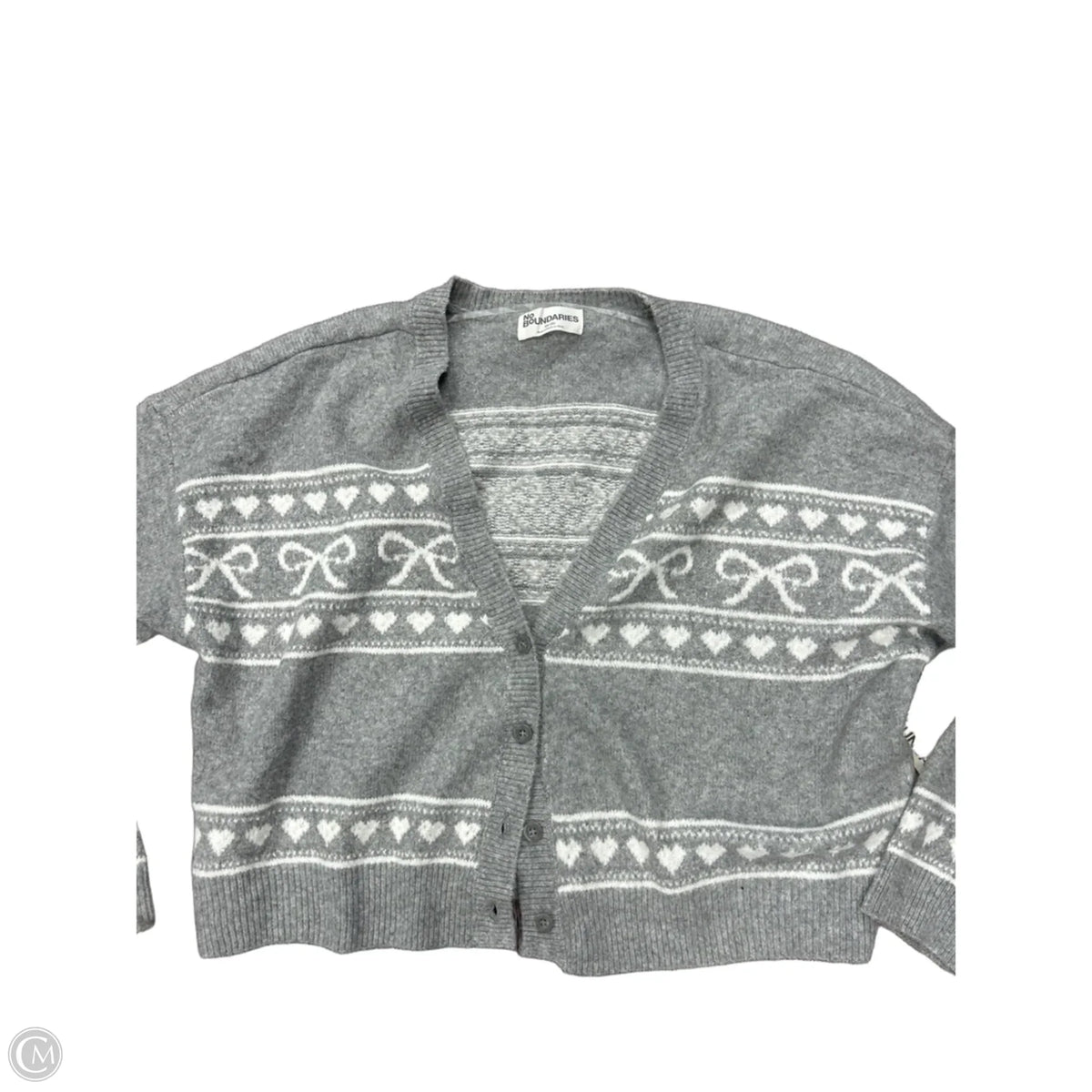 Sweater By No Boundaries In Grey, Size: 1x