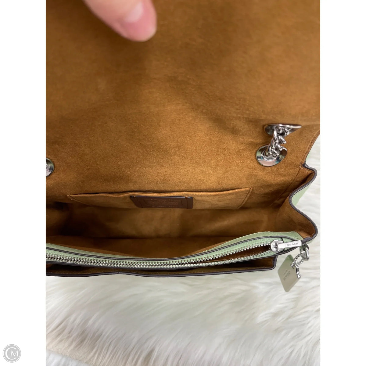 Handbag Designer By Coach, Size: Medium