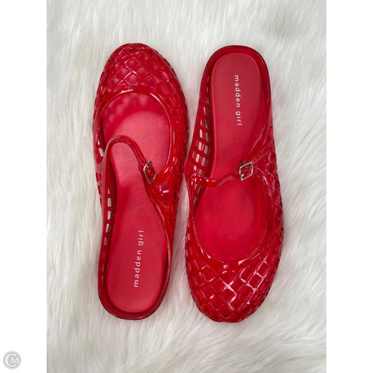 Shoes Flats By Madden Girl In Red, Size: 11