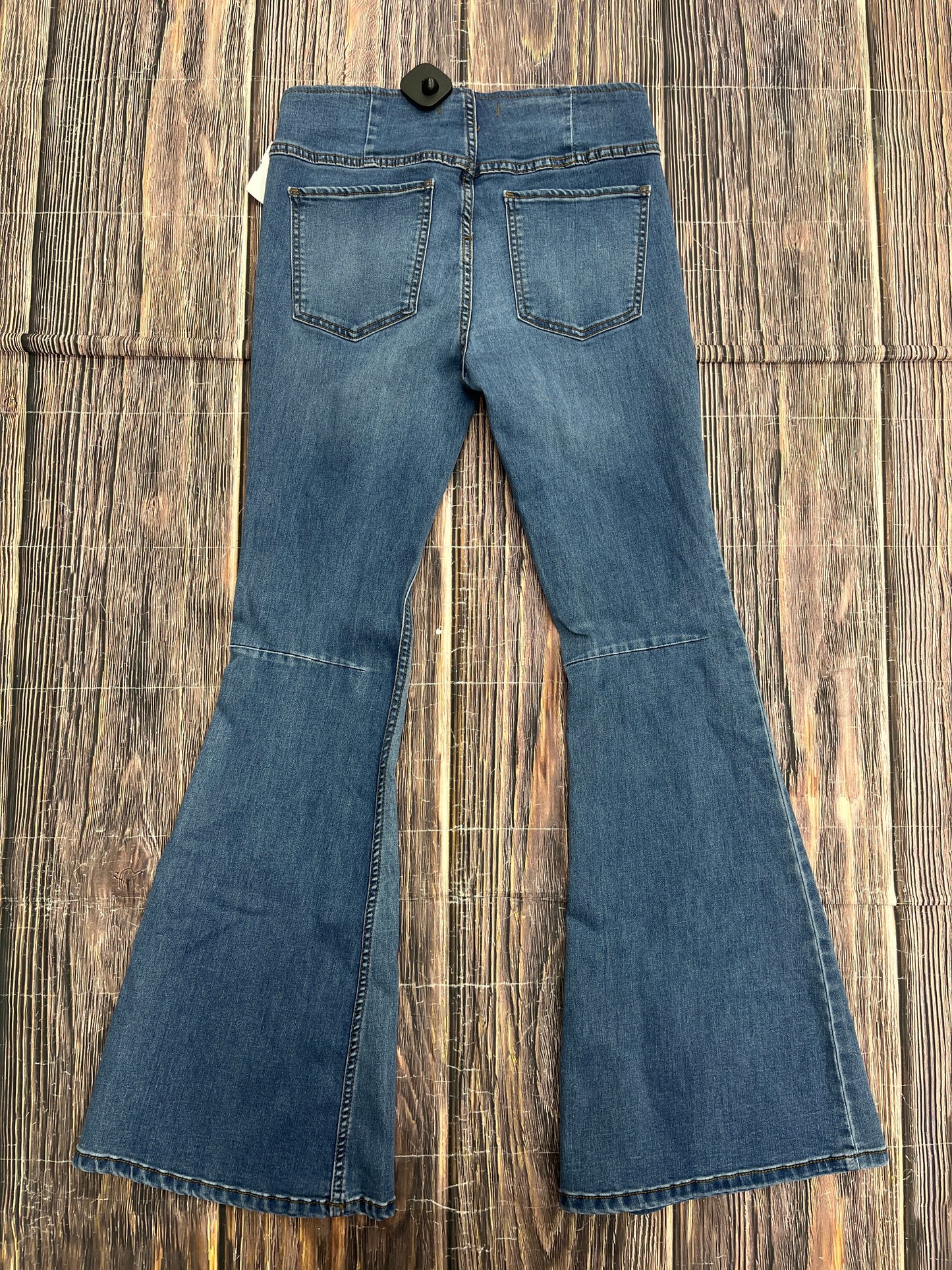 Blue Denim Jeans Flared Free People, Size 6