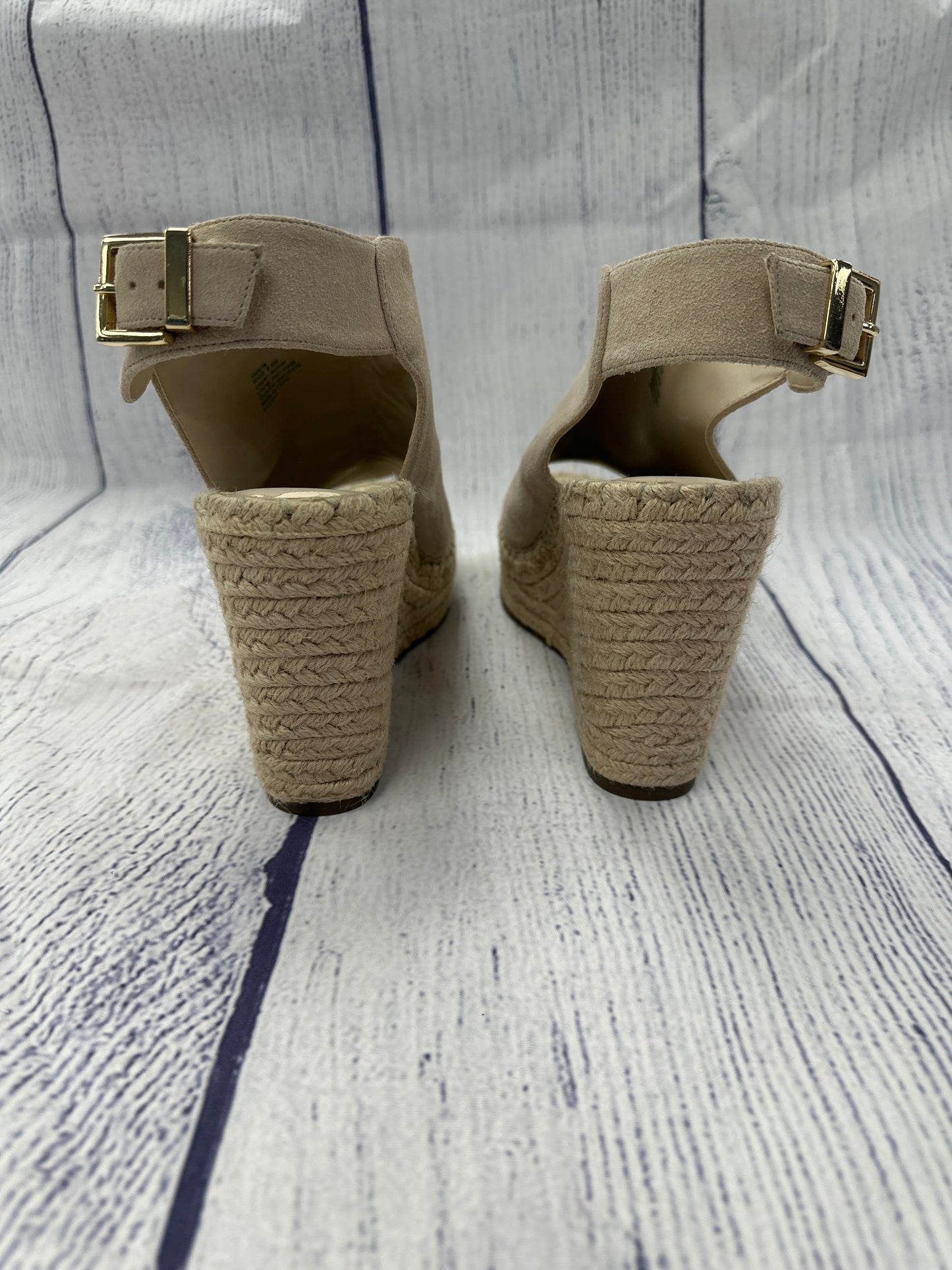 Sandals Heels Wedge By Kenneth Cole In Tan, Size: 9.5