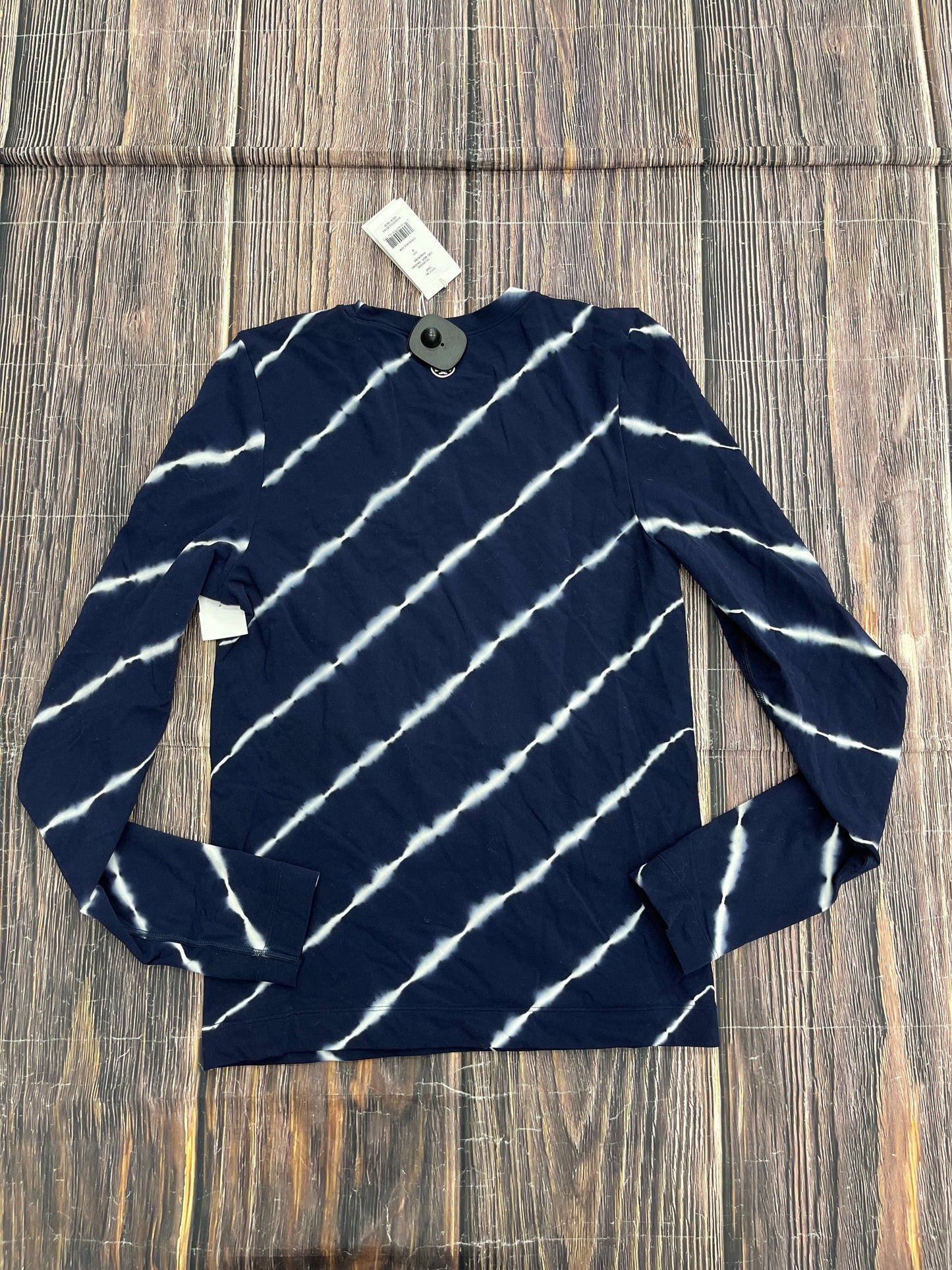 Blue Athletic Top Long Sleeve Crewneck Tory Burch, Size M