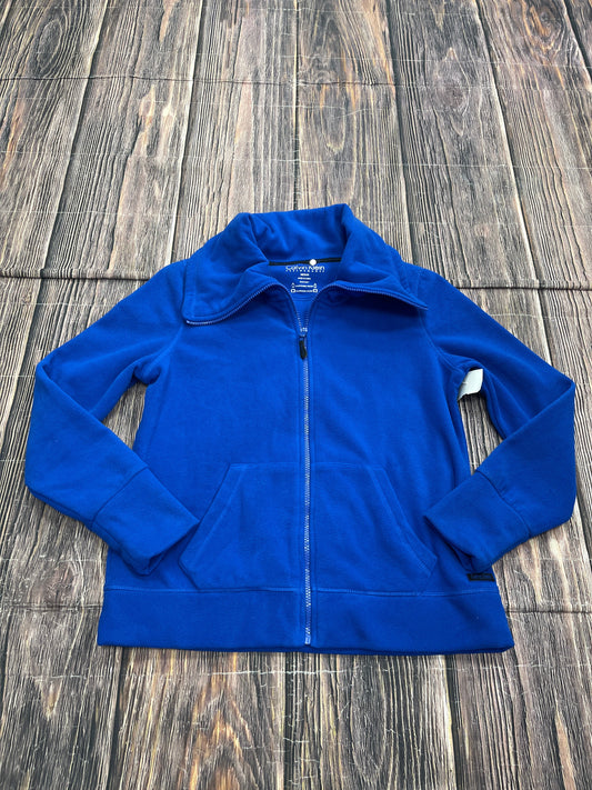 Jacket Fleece By Calvin Klein Performance In Blue, Size: M