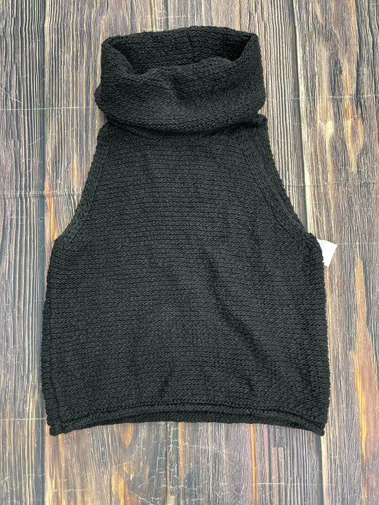 Black Sweater Short Sleeve By Together, Size S