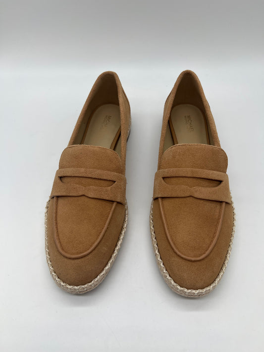 Tan Shoes Flats Michael By Michael Kors, Size 9.5