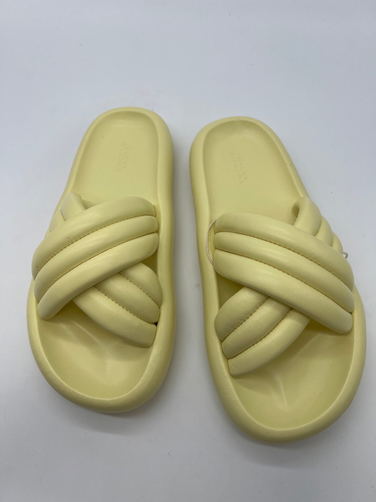 Yellow Sandals Flats Isabel Marant, Size 9.5