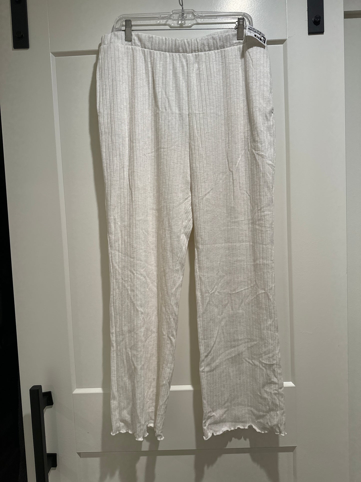 Pants Lounge By Clothes Mentor In White, Size: Xl