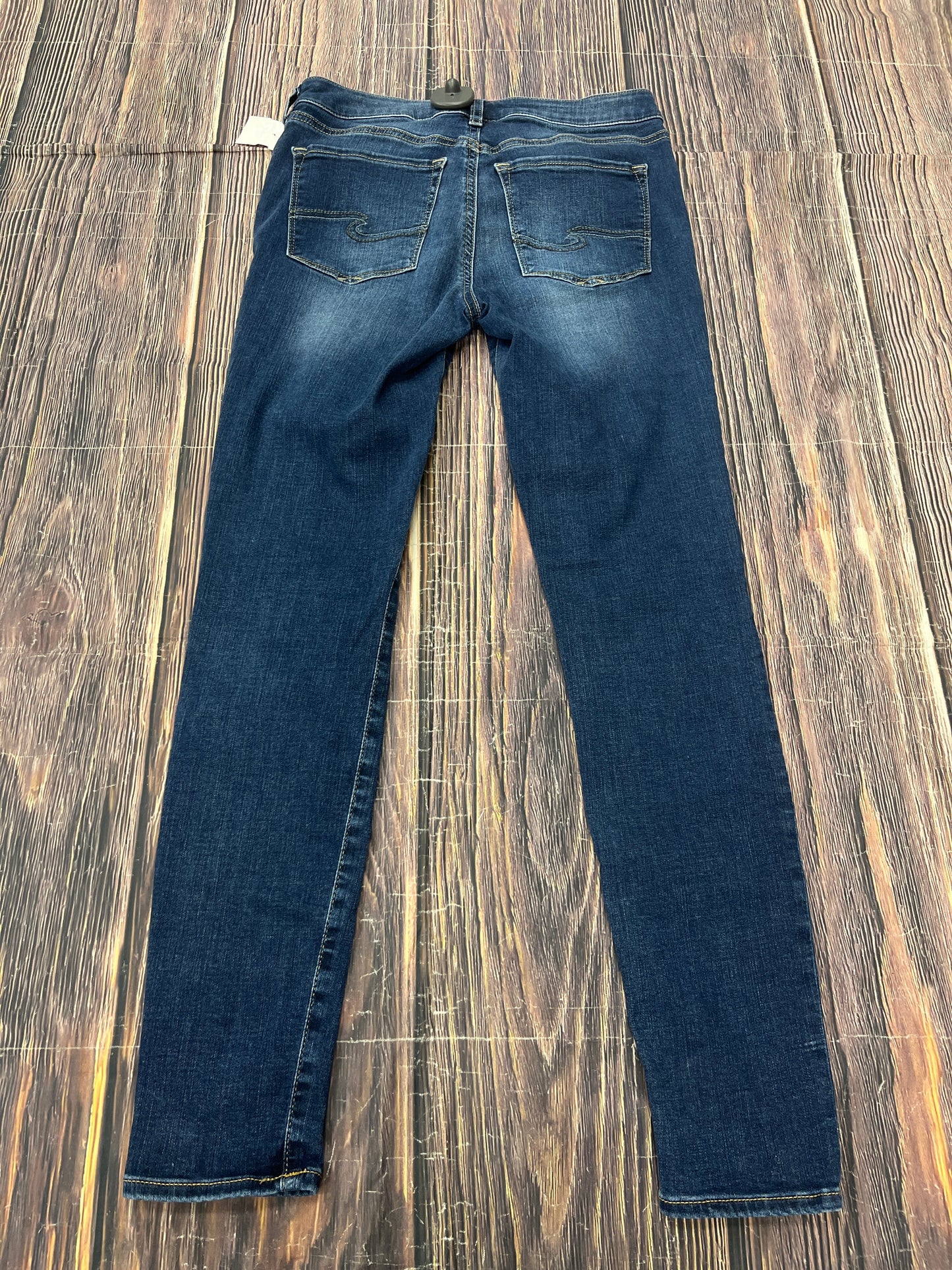 Jeans Skinny By Silver In Blue Denim, Size: 6