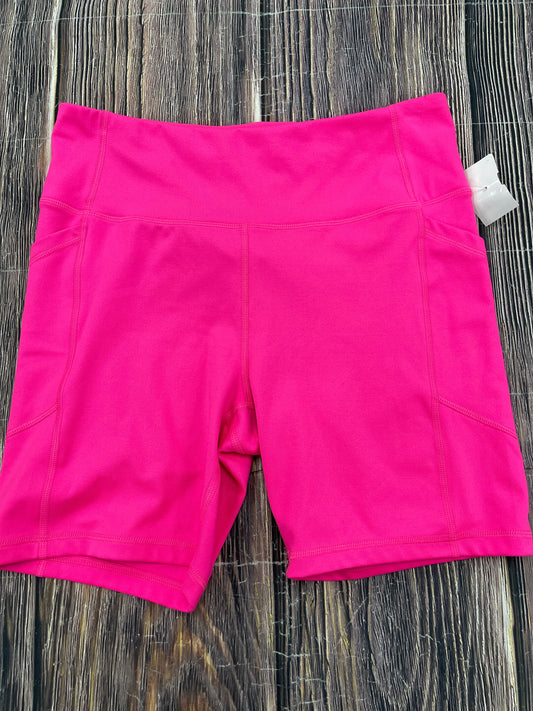 Athletic Shorts By Avia In Pink, Size: L