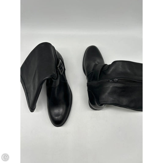 Boots Mid-calf Heels By Cma In Black, Size: 6.5