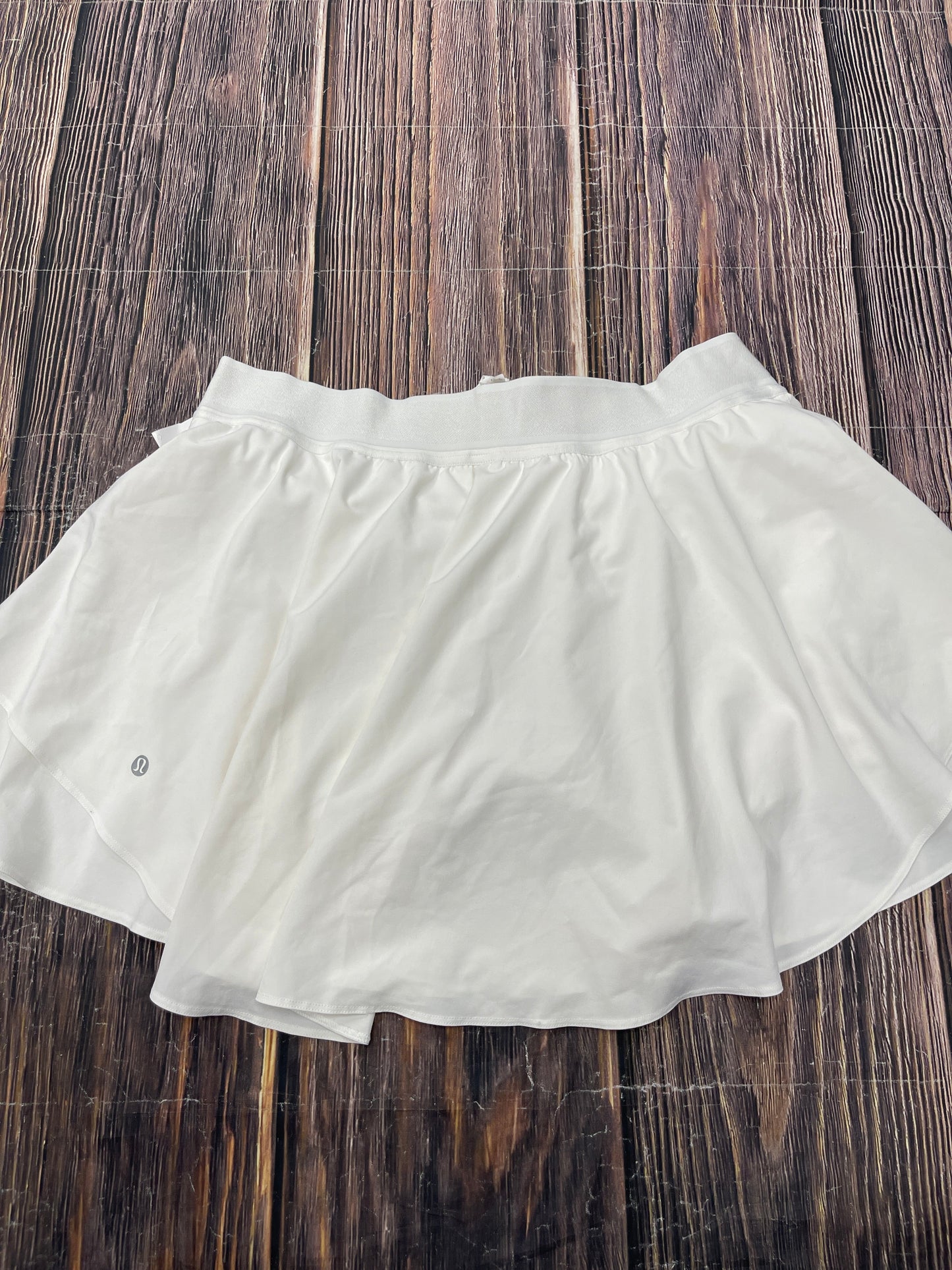 Athletic Skort By Lululemon In White, Size: 12