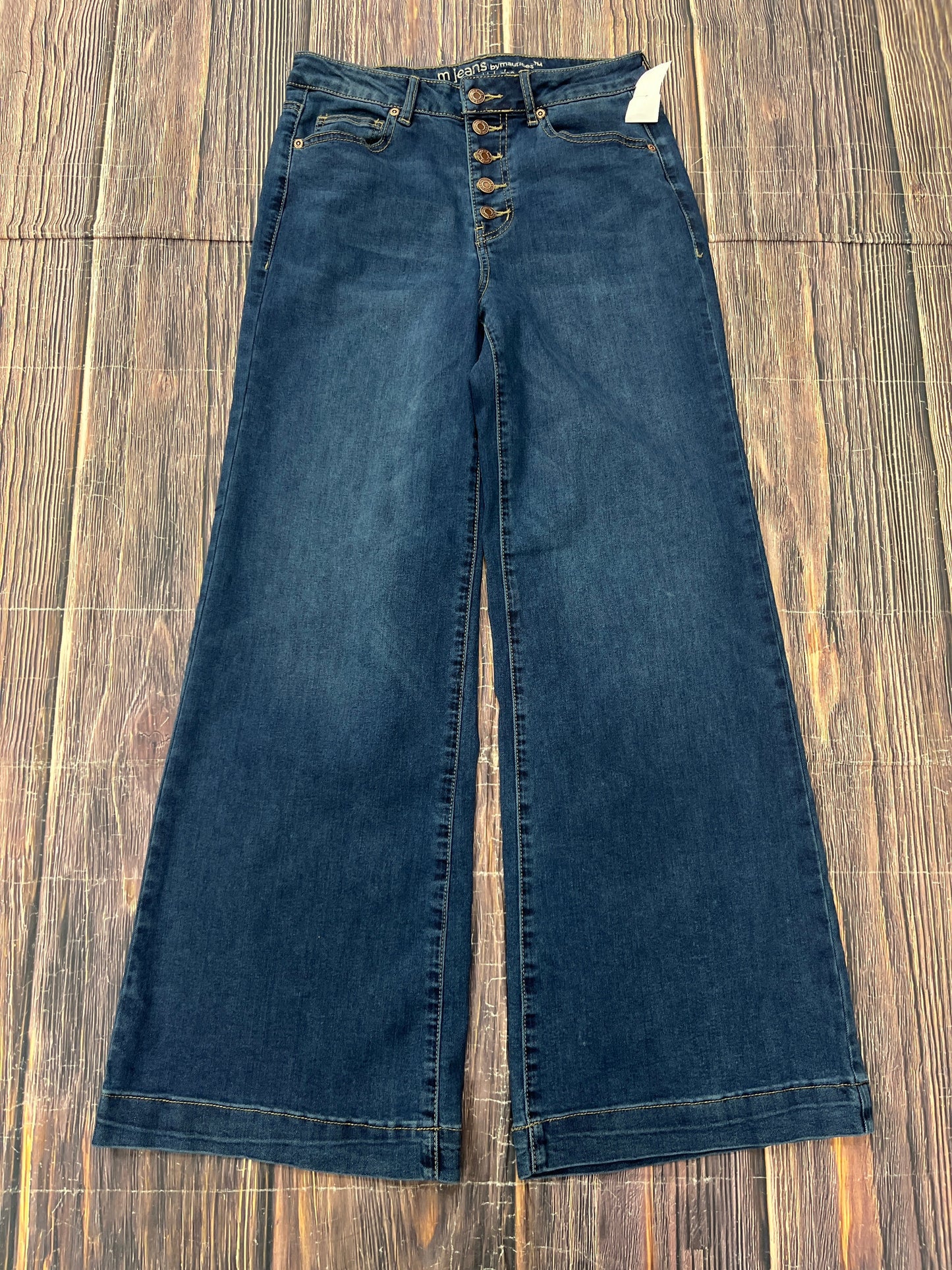 Jeans Wide Leg By Maurices In Blue Denim, Size: 6