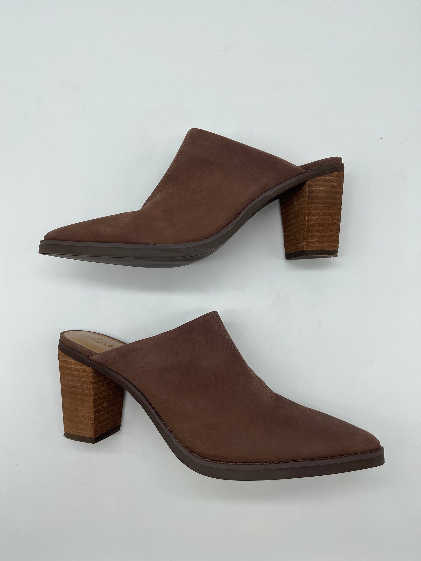 Shoes Heels Block By Splendid In Brown, Size: 9.5