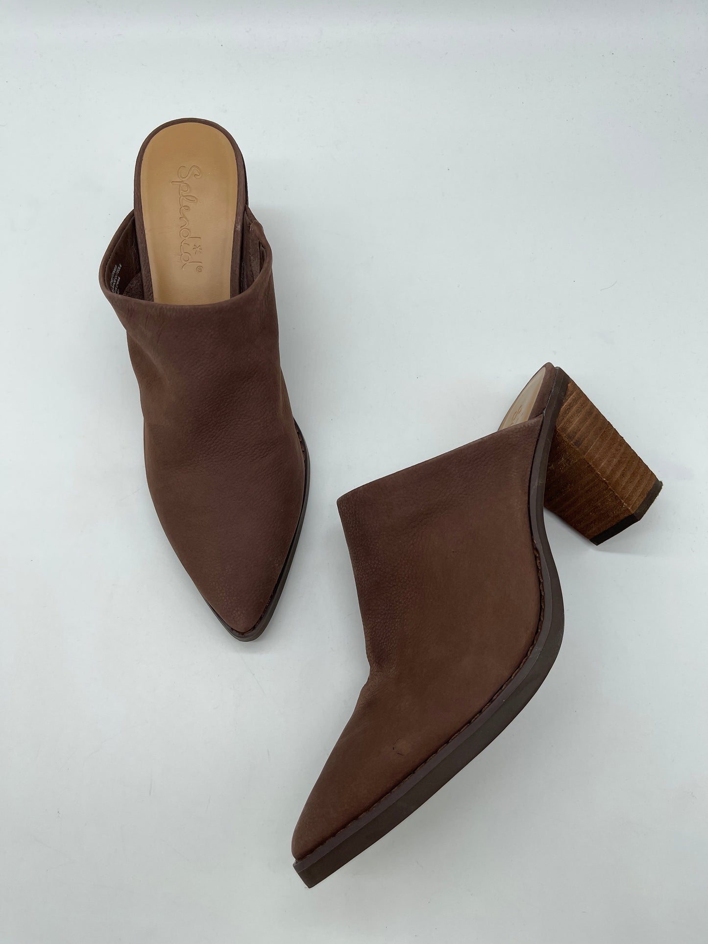 Shoes Heels Block By Splendid In Brown, Size: 9.5