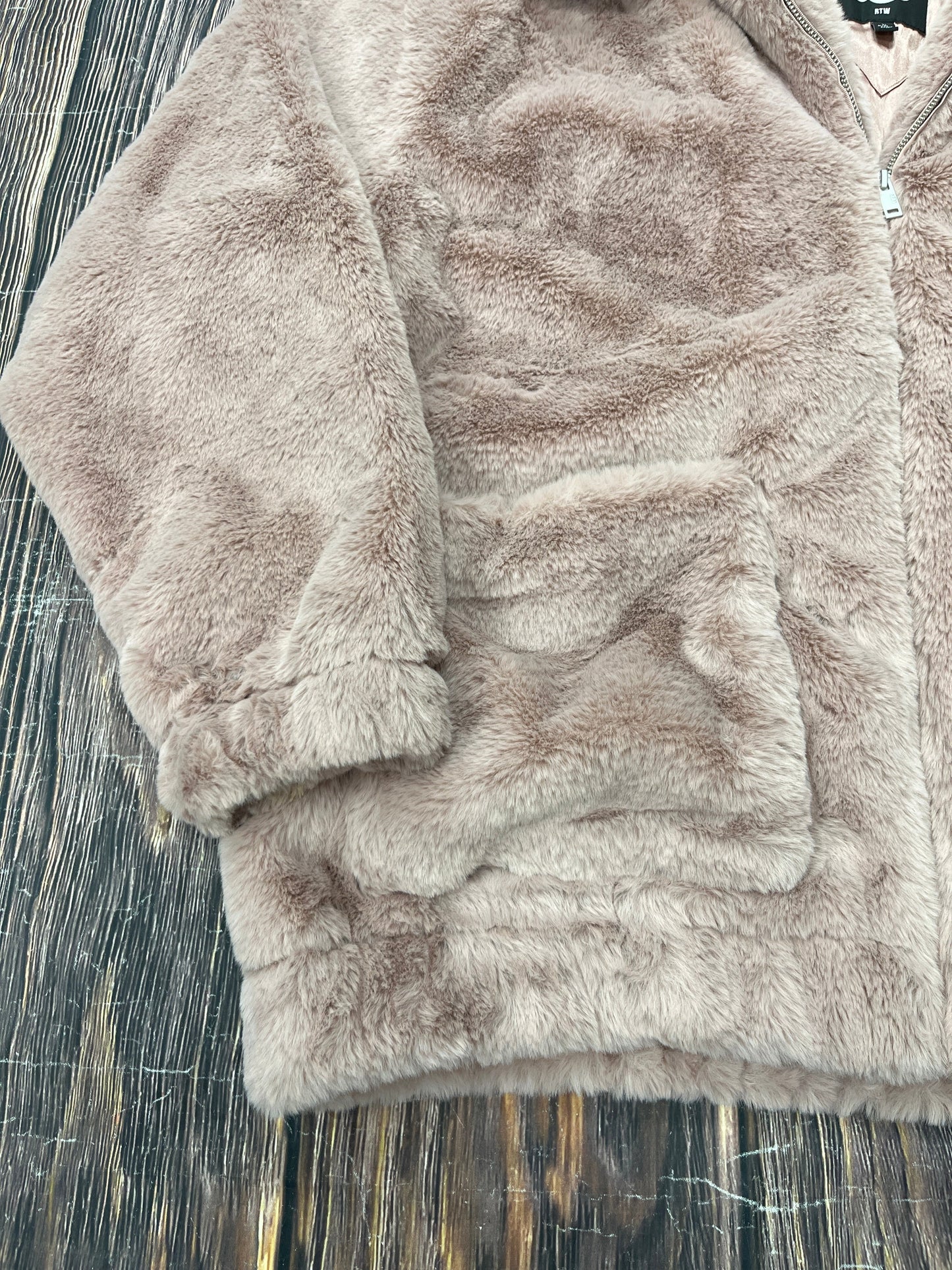 Coat Faux Fur & Sherpa By Ugg In Pink, Size: Xl