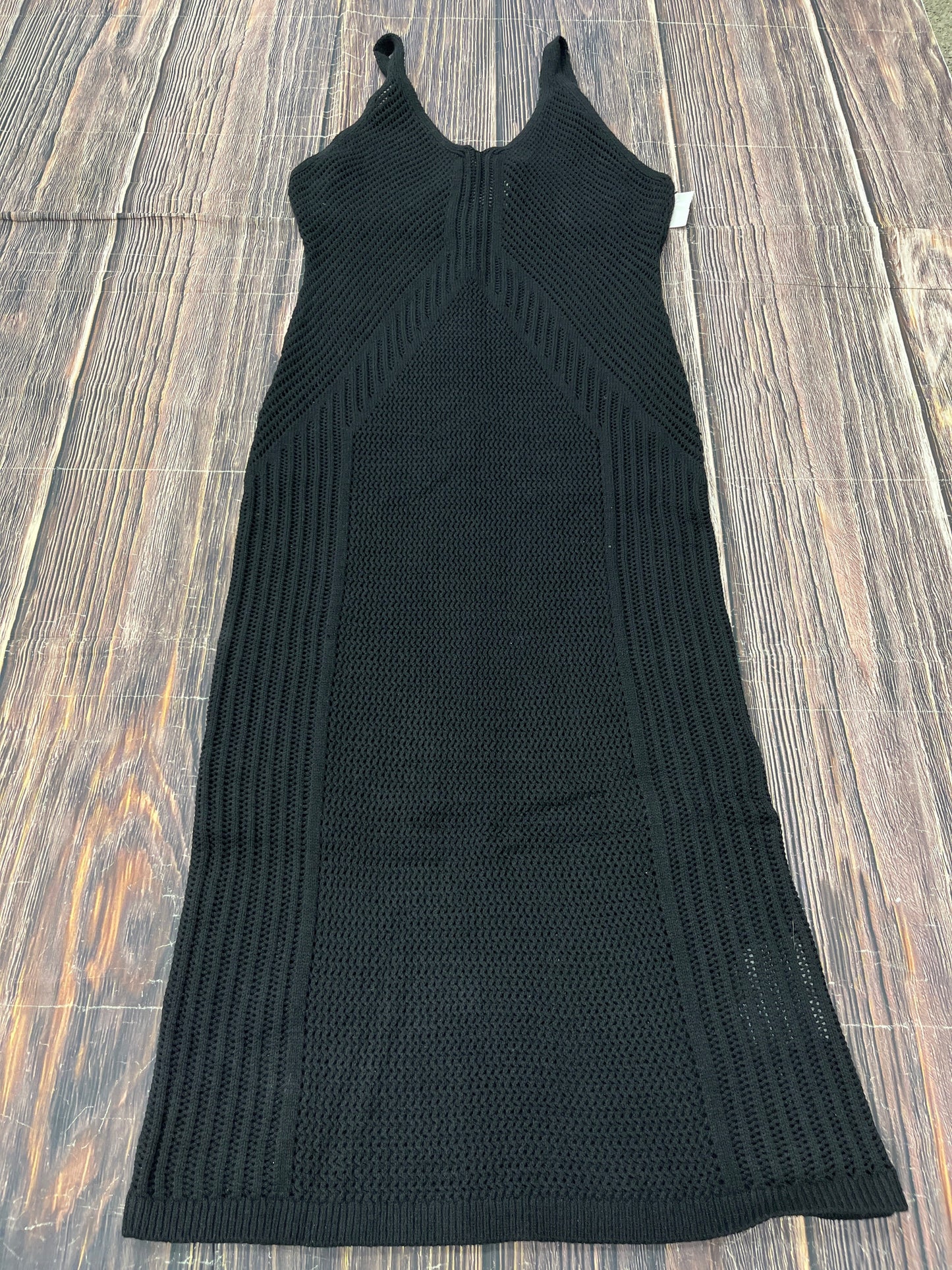 Dress Casual Maxi By H&m In Black, Size: M