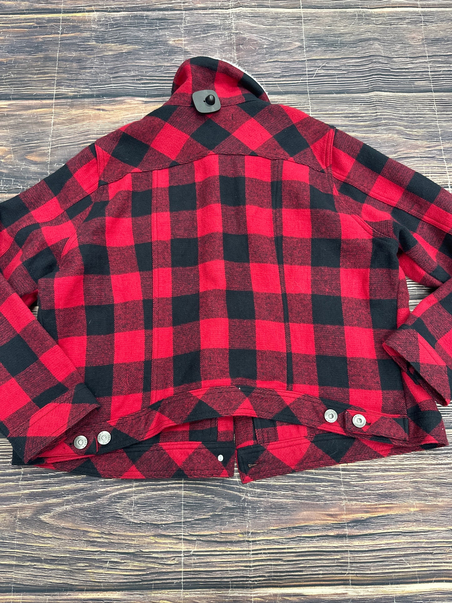 Jacket Shirt By Torrid In Red, Size: 2x