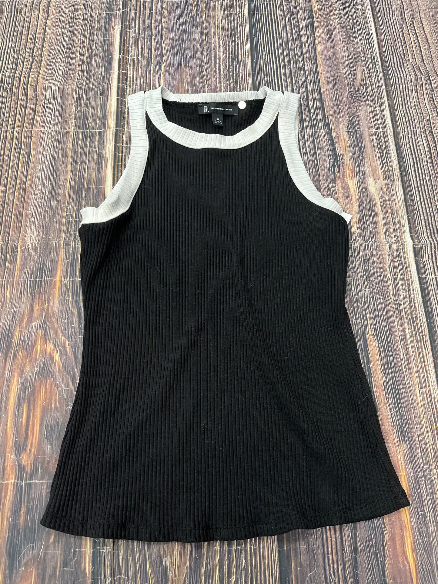 Tank Top By Inc In Black, Size: M