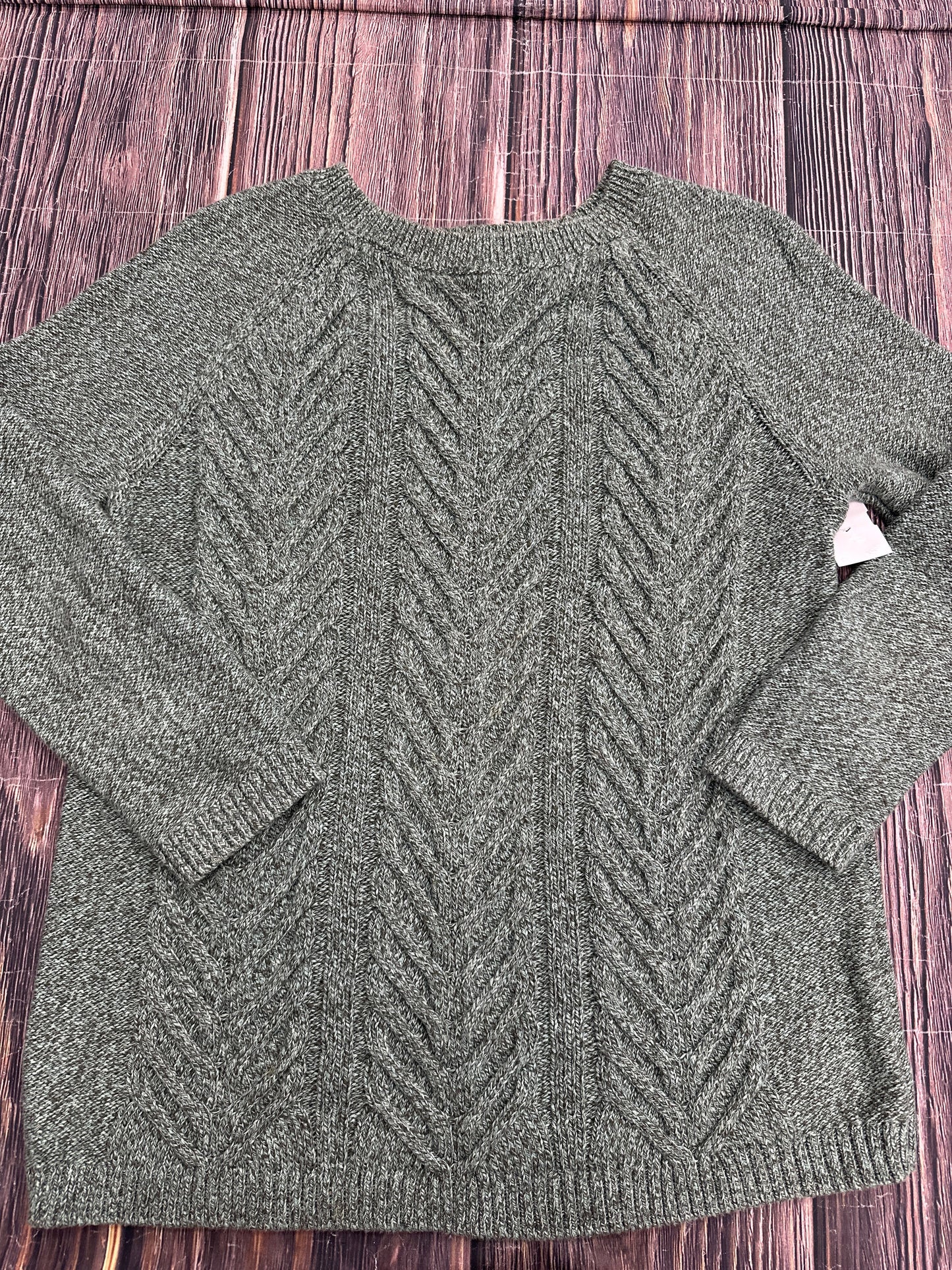 Sweater By Talbots In Green, Size: L