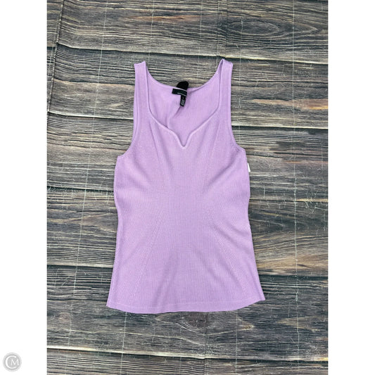 Tank Top By White House Black Market In Purple, Size: L
