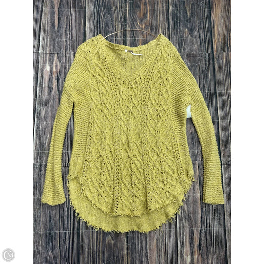 Sweater By Free People In Yellow, Size: M