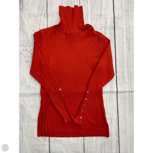Sweater By New York And Co In Orange, Size: L