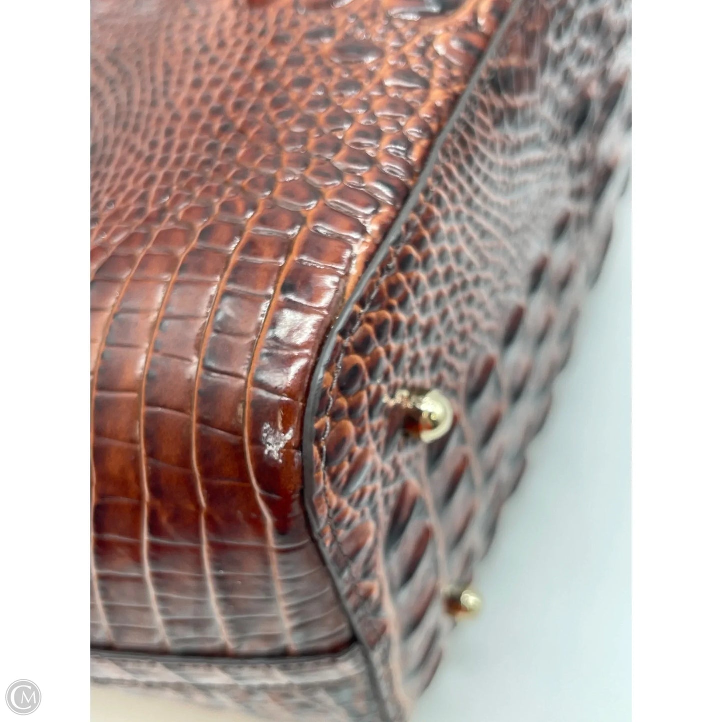 Handbag Designer By Brahmin, Size: Large