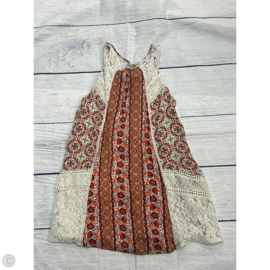 Dress Casual Short By Clothes Mentor In Orange, Size: M