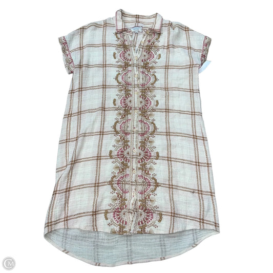 Dress Casual Short By Johnny Was In Pink, Size: S