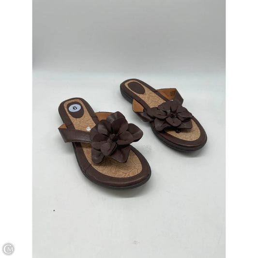 Sandals Flats By Boc In Brown, Size: 9