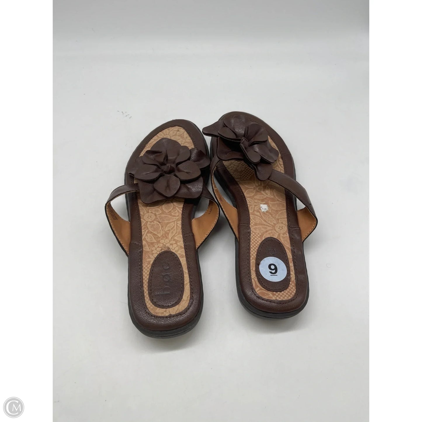 Sandals Flats By Boc In Brown, Size: 9