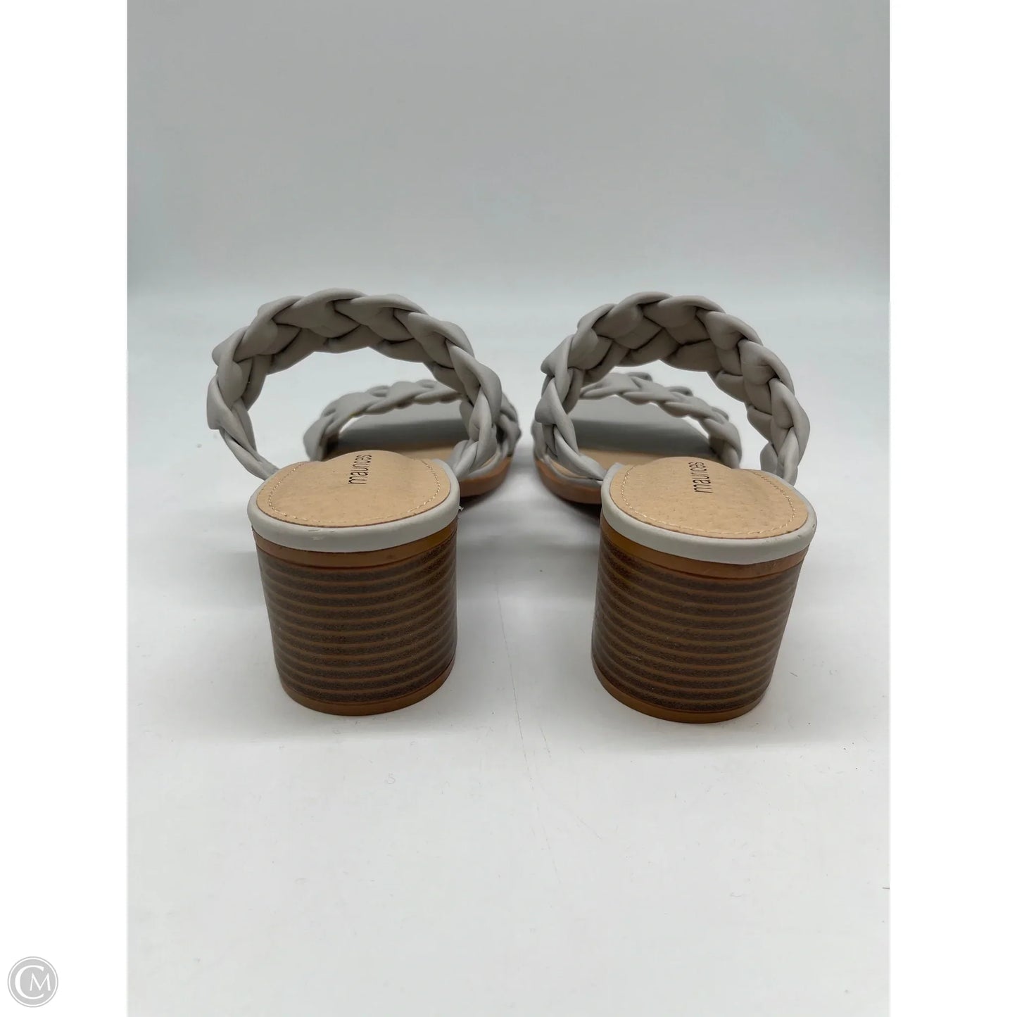 Sandals Heels Block By Maurices In Grey, Size: 10