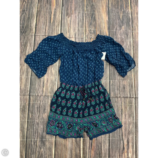 Romper By Anthropologie In Blue, Size: S