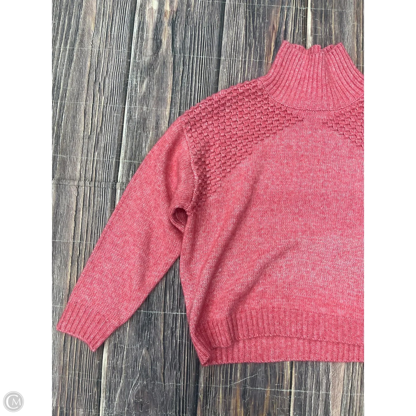 Sweater By Falls Creek In Pink, Size: 1x