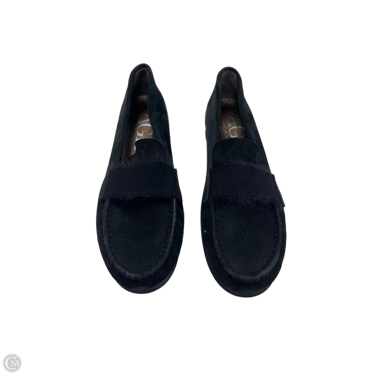 Shoes Flats By Agl In Black, Size: 9