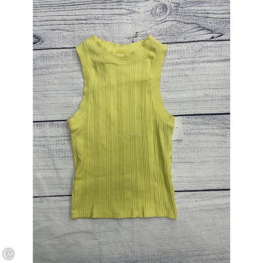 Tank Top By Zara In Yellow, Size: S