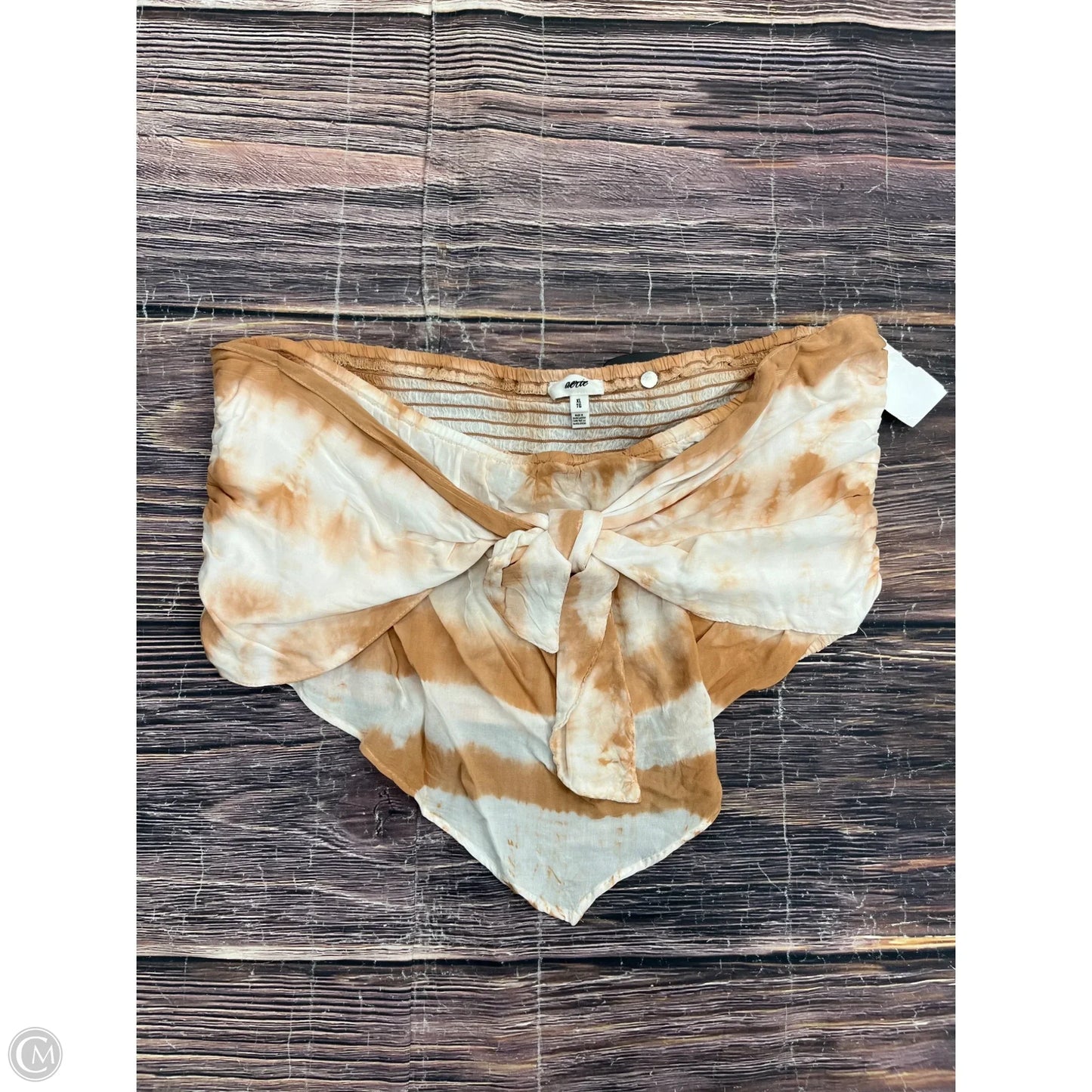 Tank Top By Aerie In Tan, Size: Xl
