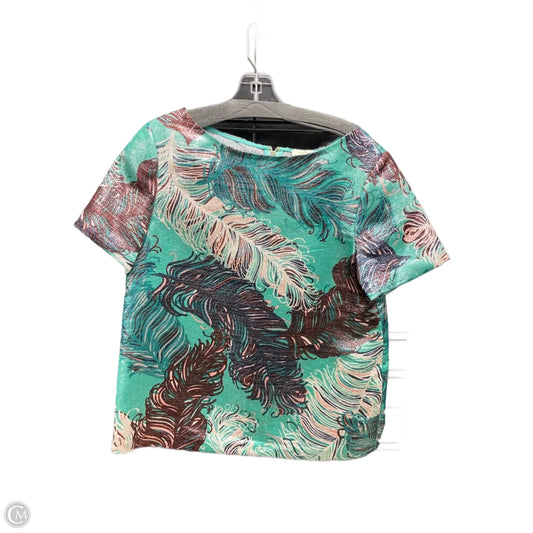 Top Short Sleeve Designer By Kate Spade In Green, Size: S