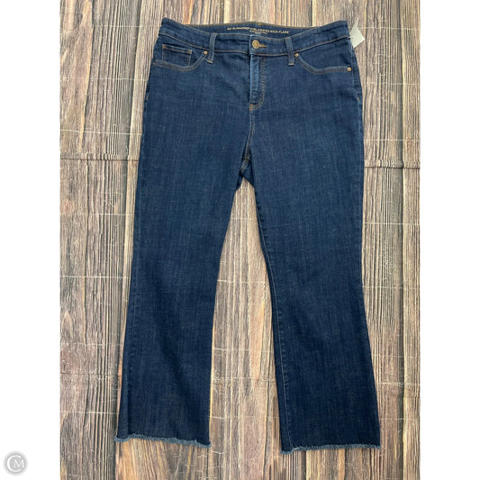 Jeans Flared By Chicos In Blue Denim, Size: 10