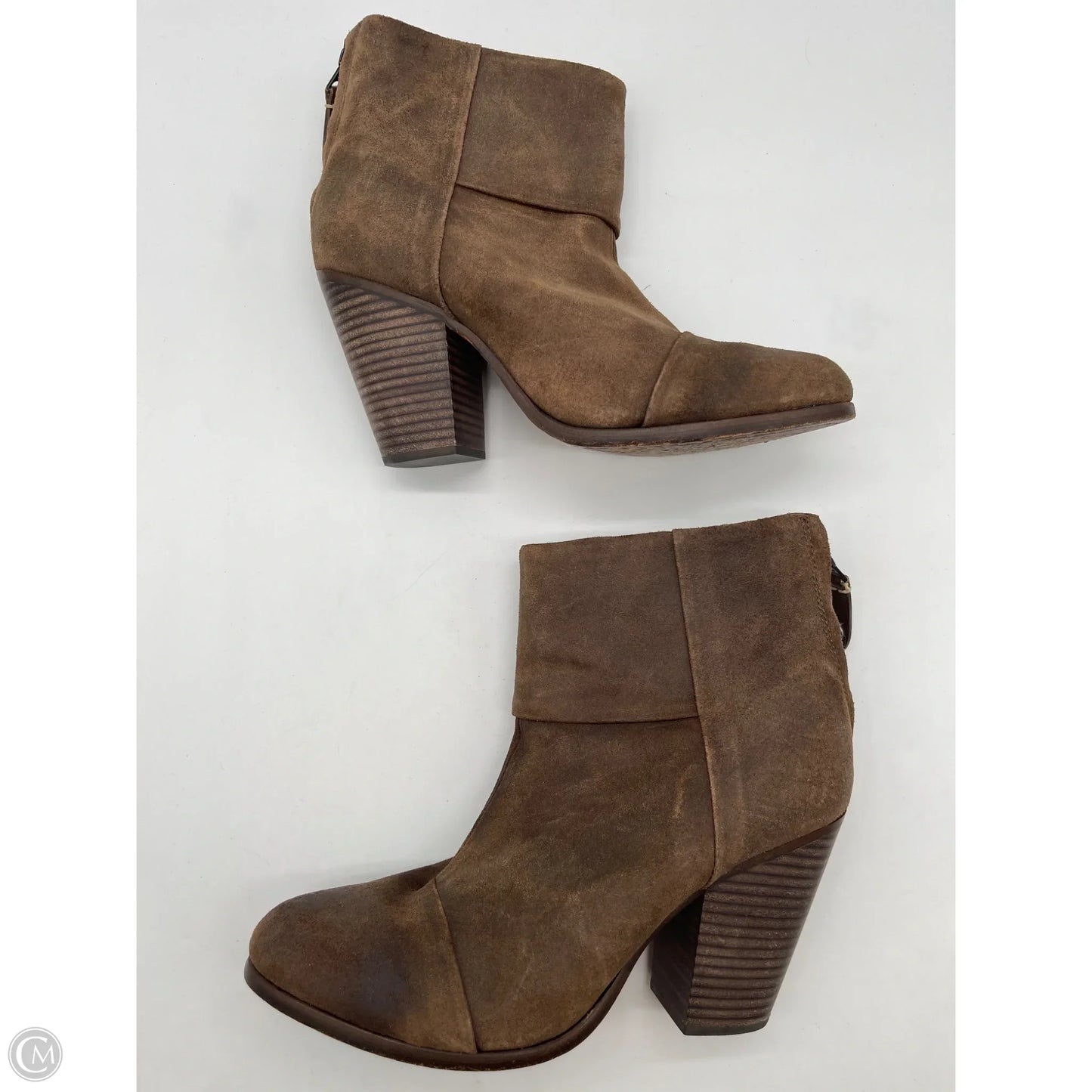 Boots Ankle Heels By Rag And Bone In Brown, Size: 9