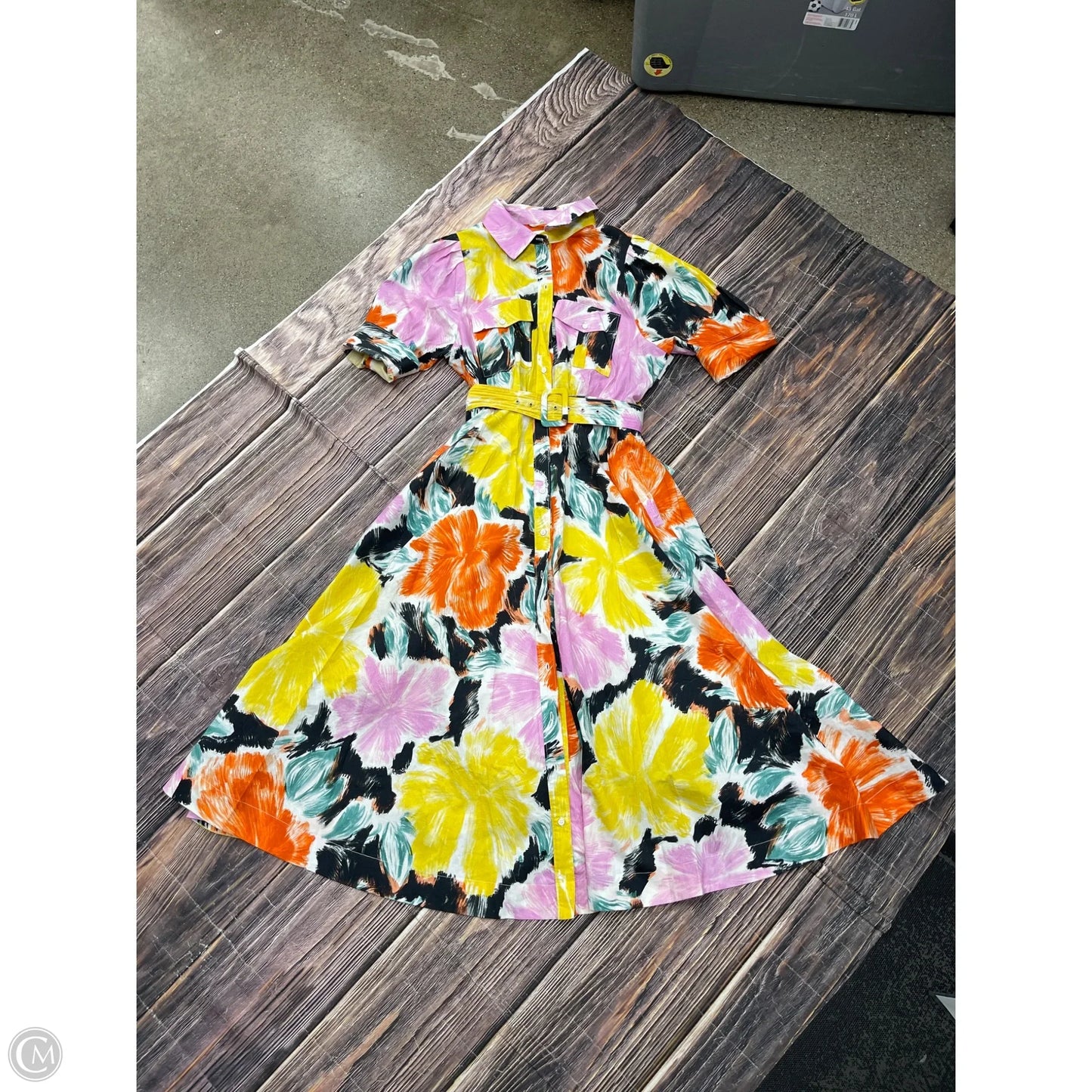 Dress Casual Maxi By Anthropologie In Multi-colored, Size: L