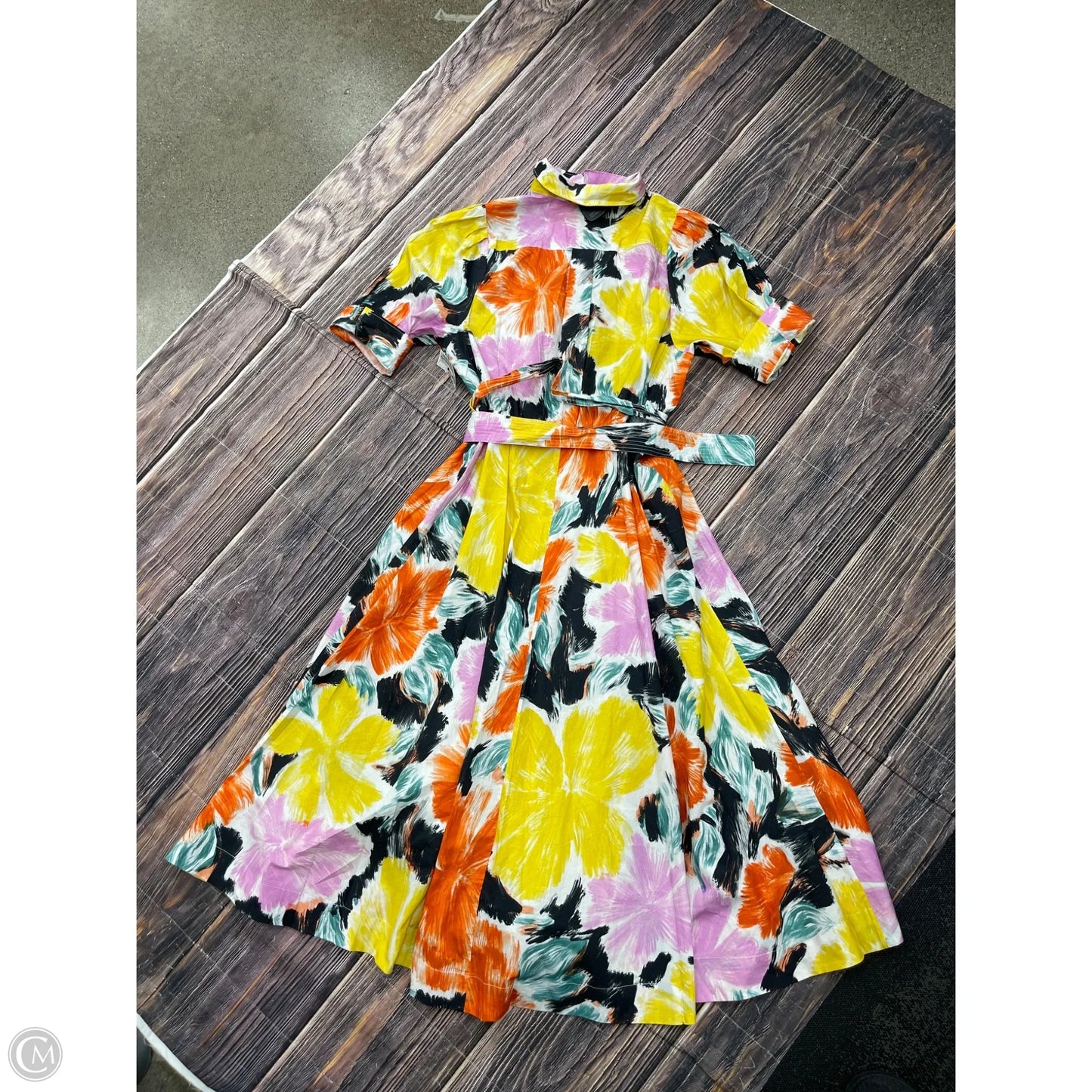 Dress Casual Maxi By Anthropologie In Multi-colored, Size: L