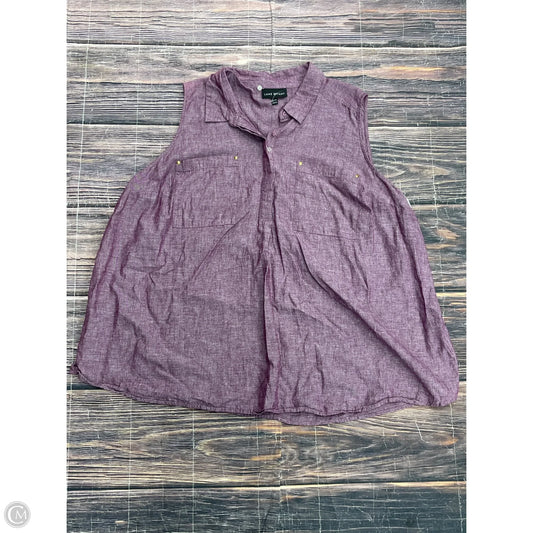 Tank Top By Lane Bryant In Purple, Size: 3x