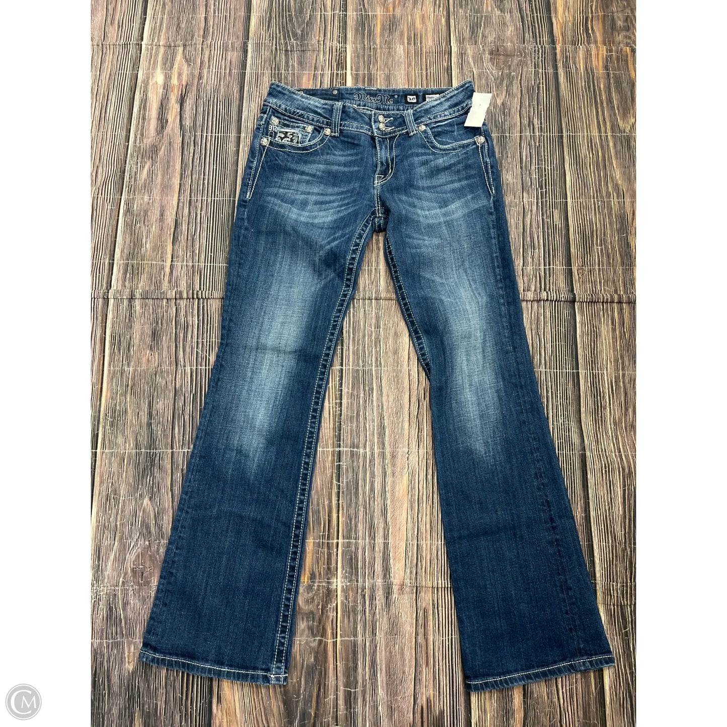 Jeans Boot Cut By Miss Me In Blue Denim, Size: 10