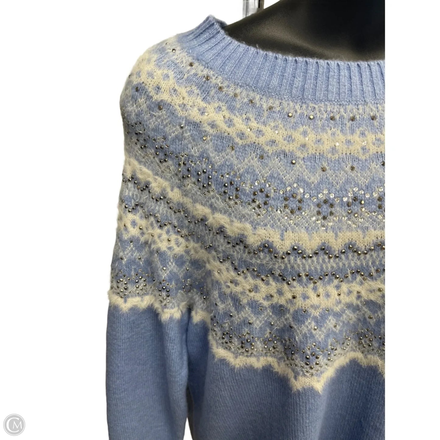 Sweater By Talbots In Blue, Size: Xl